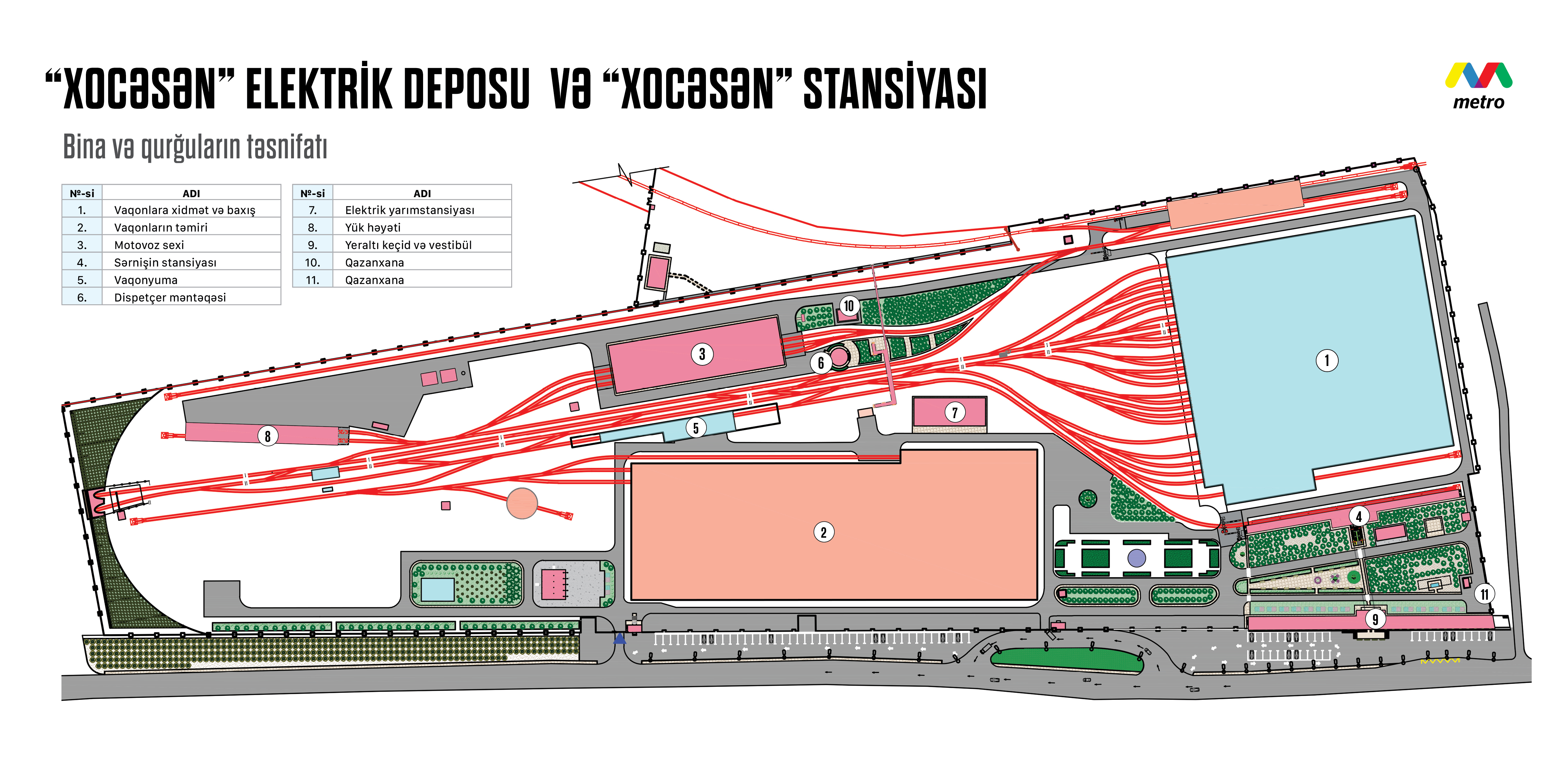 "Xocəsən"elektrik deposu və "Xocəsən"stansiyası