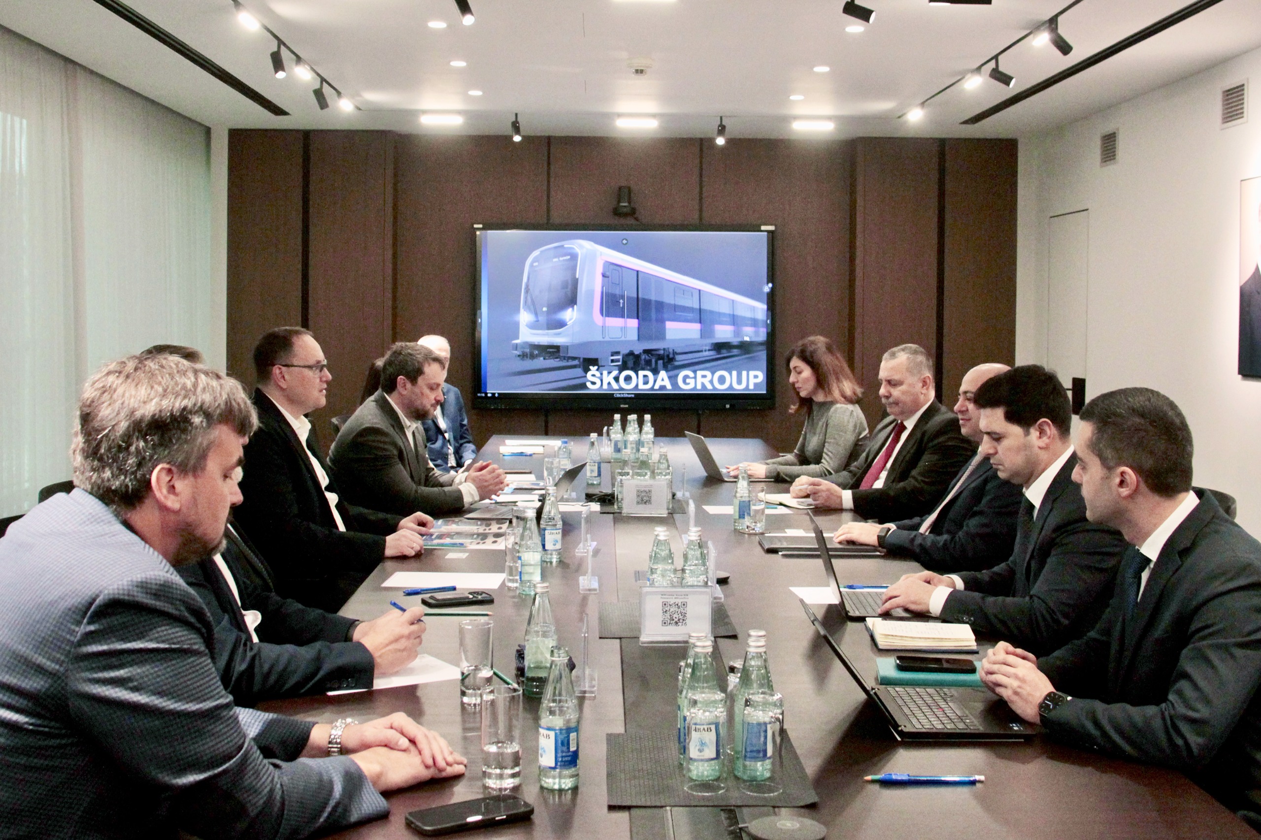 Bakı Metropoliteni ilə “ŠKODA Group” arasında işgüzar görüş keçirilib
