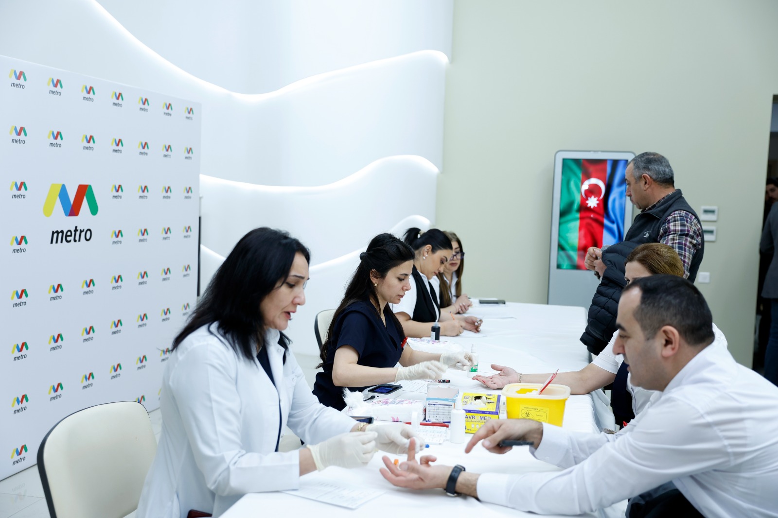 Bakı Metropolitenində qanvermə aksiyası keçirilib