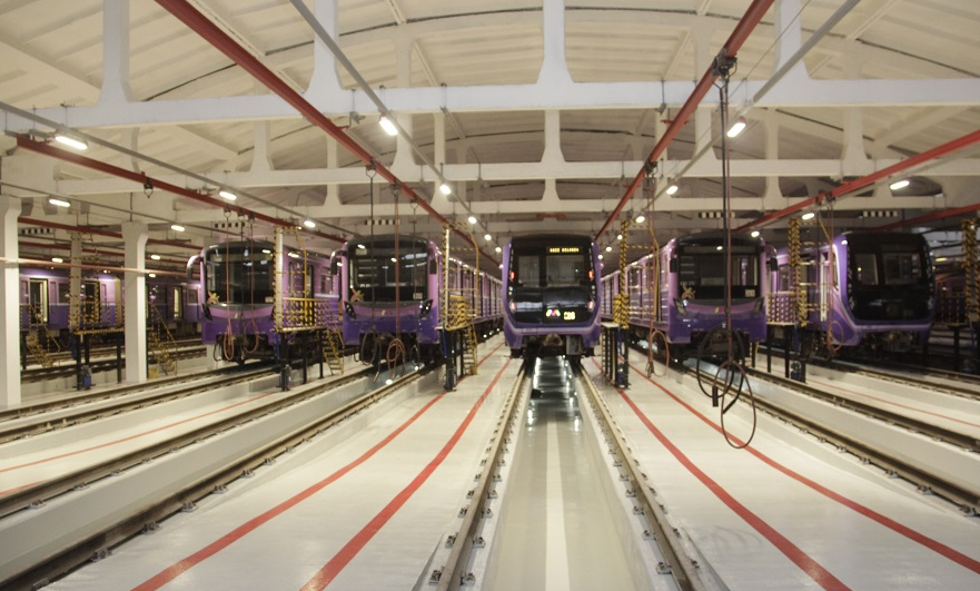 15 out of 30 train maintenance areas fully modernized