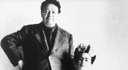 Dieqo Rivera və Frida Kalo rəssamın San Anxeldəki studiyasında