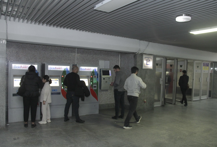 Top-Up Terminals at Koroglu Station Passages Enhancing Passenger Convenience