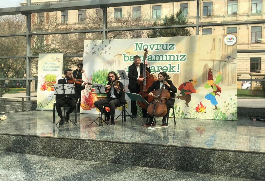 Dörd stansiyada bayram konserti təqdim edilir