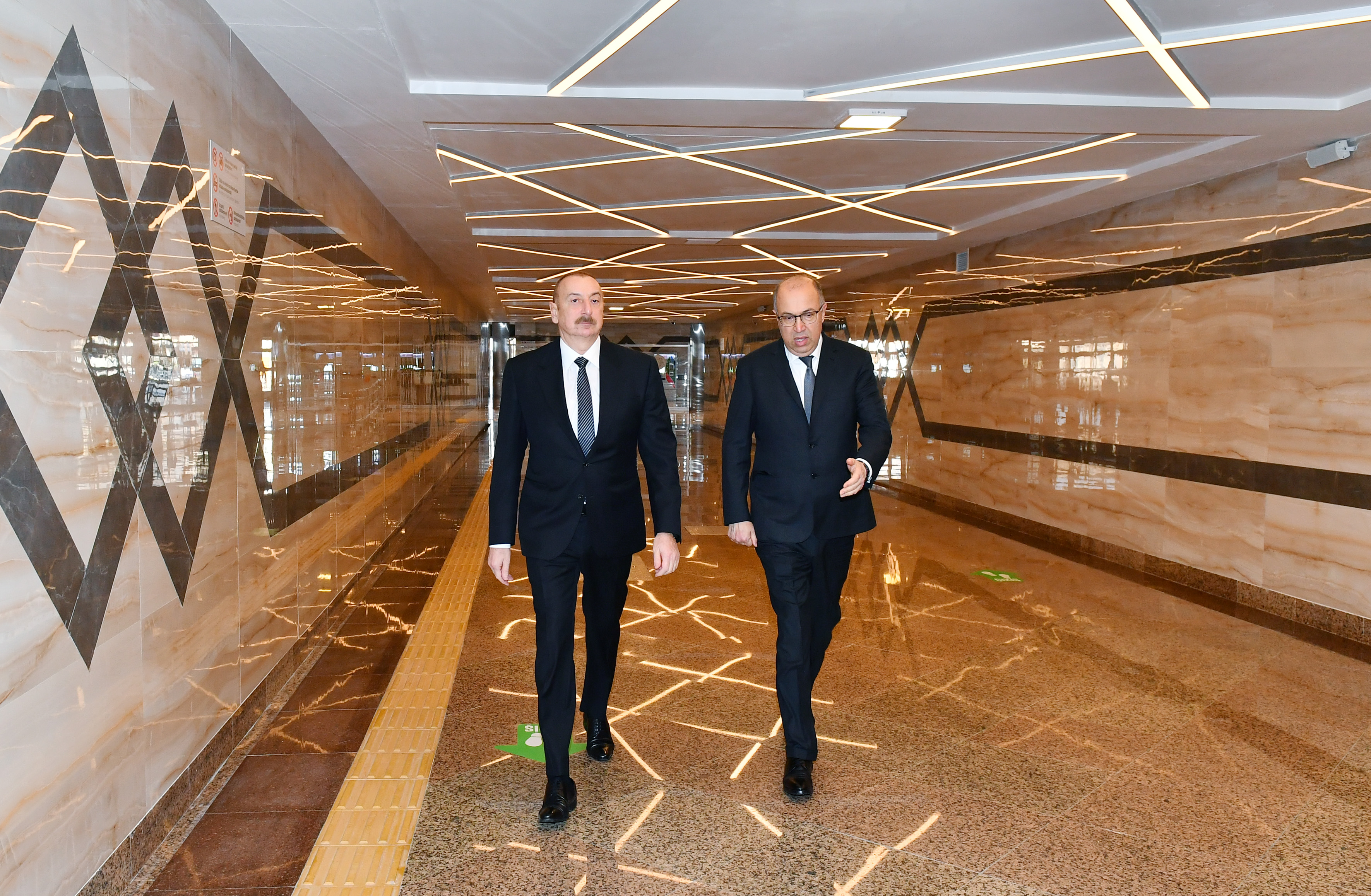 President Ilham Aliyev attended opening of “Khojasan” station and electric depot of Bak...