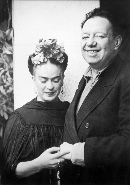 Dieqo Rivera və Frida Kalo San Anxeldə