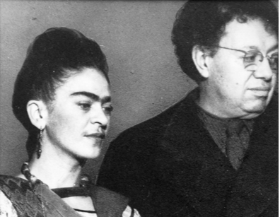 Dieqo Rivera ilə Frida Kalo ikinci nikah mərasimi zamanı