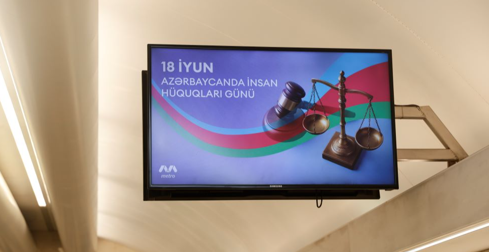 Bakı Metropoliteni insan hüquqları ilə bağlı maarifləndirmə tədbirlərinə qoşulub
