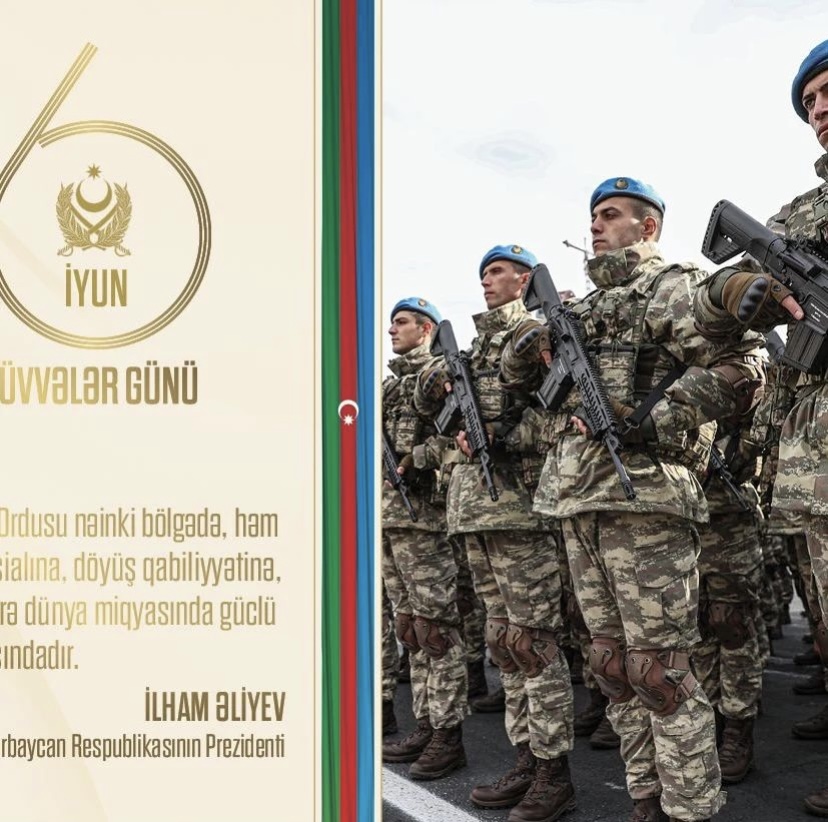 Azərbaycan Silahlı Qüvvələrinin yaranmasının 104-cü ildönümüdür