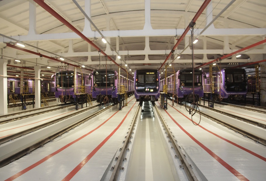 15 out of 30 train maintenance areas fully modernized