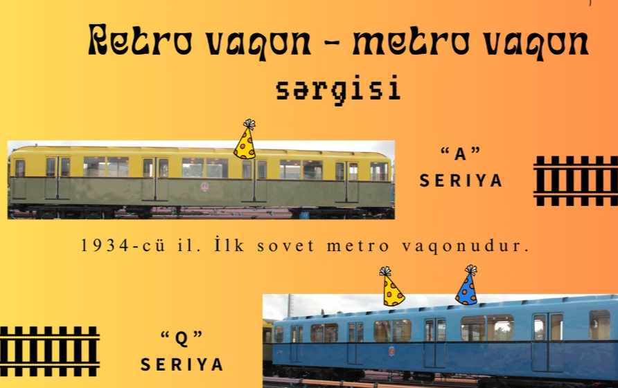 Retro vaqon-metro vaqon sərgisi