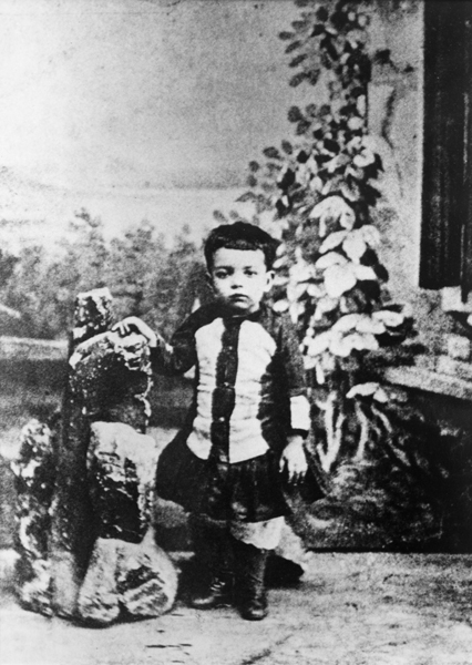4 yaşlı Dieqo Rivera Quanaxuatodakı evdə, Quanaxuato, 1890