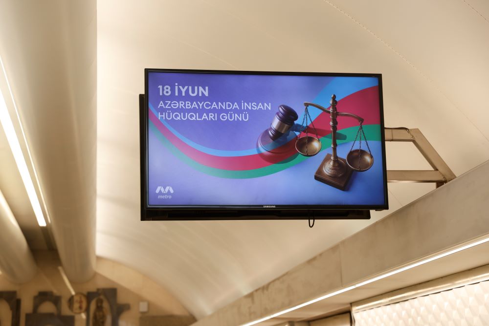 Bakı Metropoliteni insan hüquqları ilə bağlı maarifləndirmə tədbirlərinə qoşulub