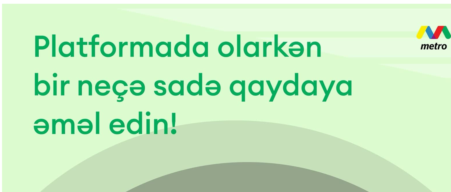 Platformada olarkən bir neçə sadə qaydaya əməl edin!